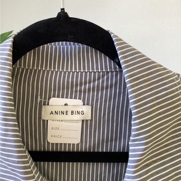 Anine Bing Mikan shirt in grey - Picture 2 of 3
